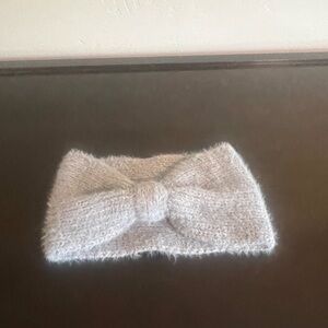 Woman’s winter headband with bow.